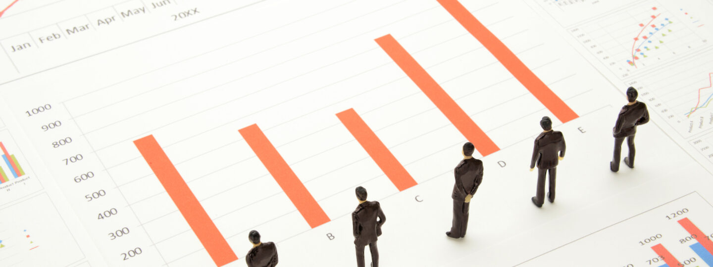 個人の資産偏差値をイメージする画像